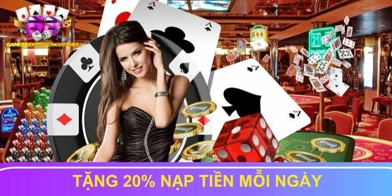 Khuyến mãi B52 Club nạp tiền mỗi ngày tặng 20%