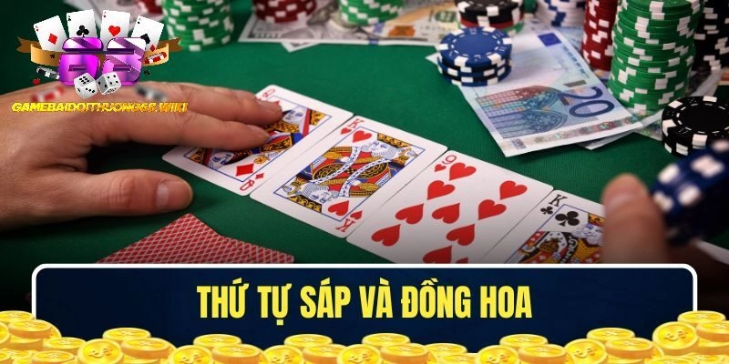 Thứ tự sáp nhân 3 đồng hoa nhân 4 trong bài Liêng